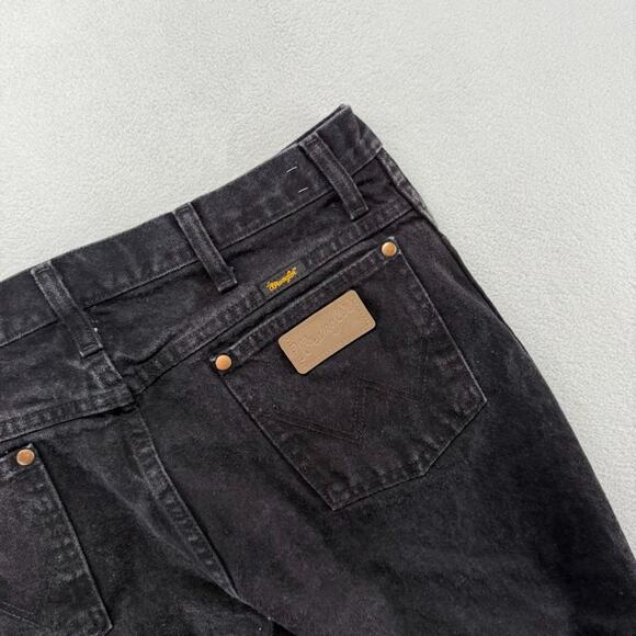 VIntage Wrangler Jeans Men's 34x32 Black 936 Cowboy Cut Slim Fit Denim Western - Picture 1 of 10